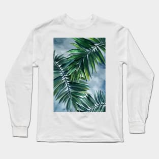 Palm Leaves Illustration  2 Long Sleeve T-Shirt